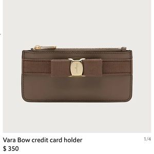 SOLD Vaea Bow Credit Card Holder (gently used)